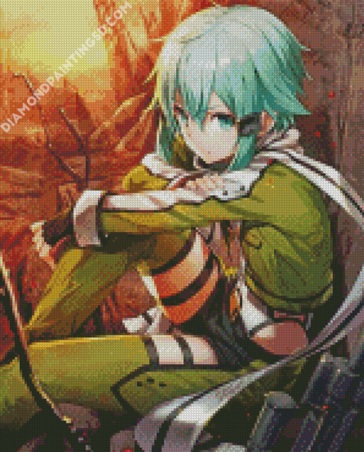 Sword Art Online Anime Boy Diamond Paintings