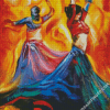 Aesthetic Abstract Woman Dance Illustration Diamond Paintings