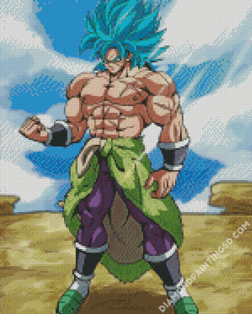 Aesthetic Broly Diamond Paintings