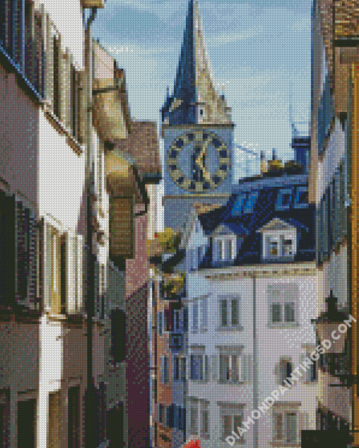 Aesthetic Old Town Diamond Paintings