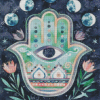 Aesthetic Hamsa Hand Diamond Paintings