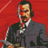 Aesthetic Red Dead Art Diamond Paintings