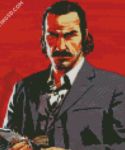 Aesthetic Red Dead Art Diamond Paintings