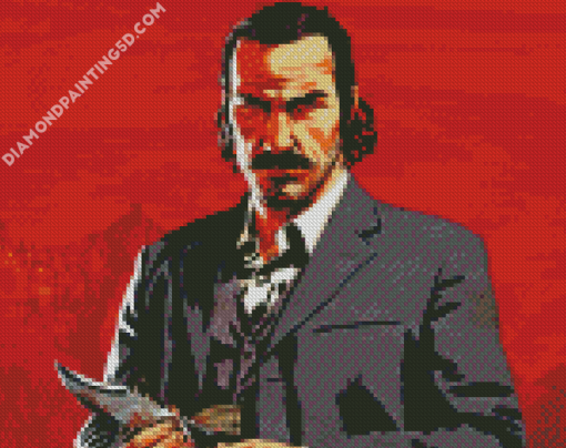 Aesthetic Red Dead Art Diamond Paintings