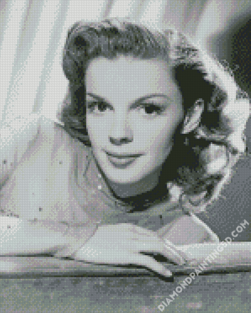 Black And White Judy Garland Diamond Paintings