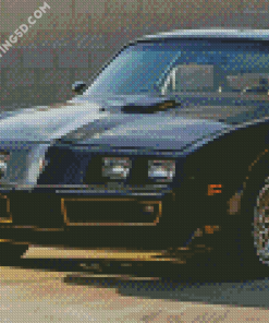 Black Trans Am Car Diamond Paintings