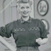 Black And White Lucille Ball Diamond Paintings