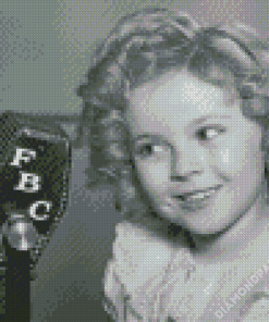 Black And White Shirley Temple Diamond Paintings