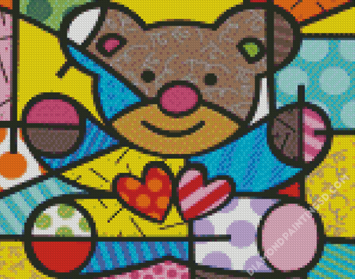 Britto Hearts Beats Diamond Paintings