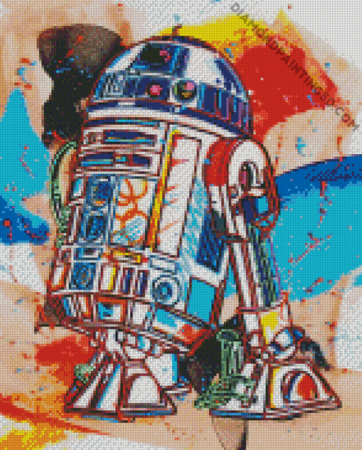 Colorful R2d2 Diamond Paintings