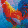 Colorful Rooster Art Diamond Paintings