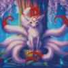 Cute Nine Tail Fox Diamond Paintings