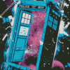 Doctor Who Tardis Splatter Diamond Paintings