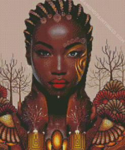 Gorgeous Black Lady Diamond Paintings