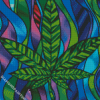 Green Marijuana Leaf Art Diamond Paintings