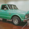 Green Truck 1967 Chevy Stepside Diamond Paintings