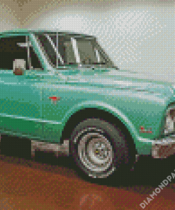 Green Truck 1967 Chevy Stepside Diamond Paintings