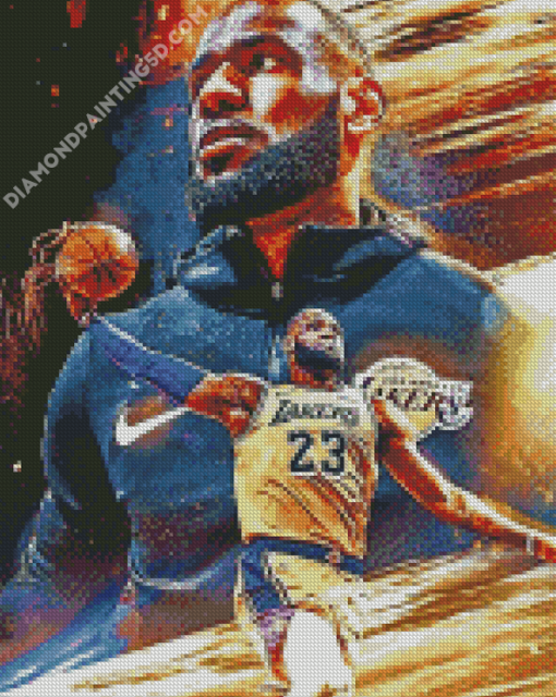 Lakers Lebron James Diamond Paintings