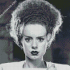 Monochrome Bride Of Frankenstein Diamond Paintings