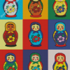 Nesting Doll Illustration Diamond Paintings