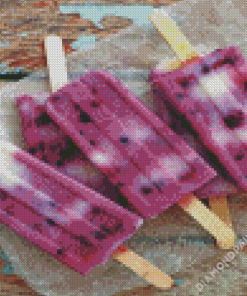 Purple Ice Lollipops Diamond Paintings