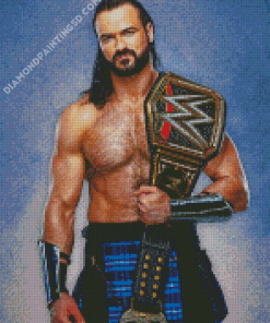 WWE Champion Drew McIntyre Diamond Paintings