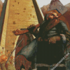 Gimli Dwarf Lord Of The Rings Diamond Paintings