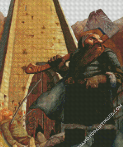 Gimli Dwarf Lord Of The Rings Diamond Paintings