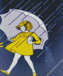 Morton Salt Girl Diamond Paintings