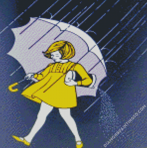 Morton Salt Girl Diamond Paintings