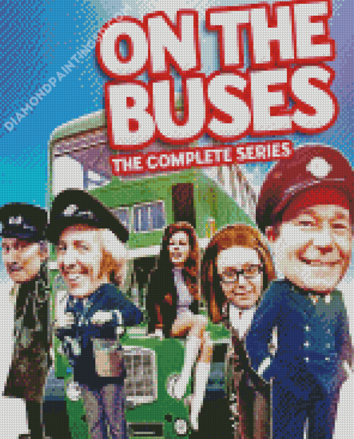 On The Buss Serie Poster Diamond Paintings