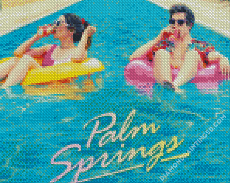 Palm Springs Movie Poster Diamond Paintings