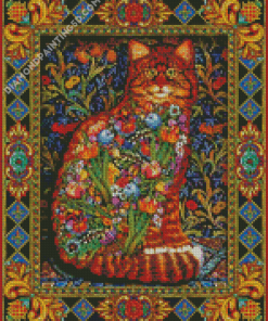 Tapestry Cat Diamond Paintings