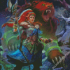 Video Game Smite Diamond Paintings