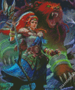 Video Game Smite Diamond Paintings