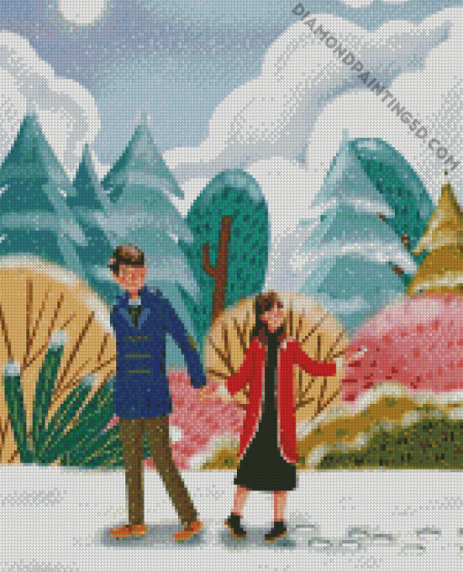 Winter Snow Date Diamond Paintings