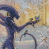 Xenomorph And Birds Diamond Paintings