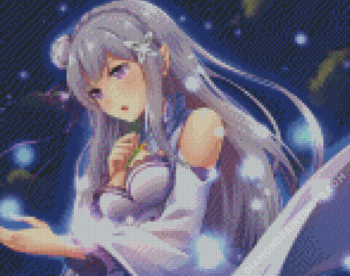 Emilia Re Zero Diamond Paintings