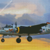 B25 Mitchell Sunset Diamond Paintings