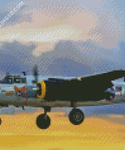 B25 Mitchell Sunset Diamond Paintings