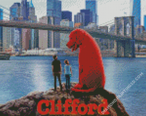 Clifford The Big Red Dog Movie Diamond Paintings