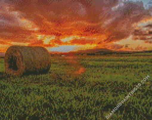 Country Sunset Diamond Paintings