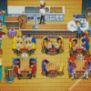 Diner Dash Video Game Diamond Paintings