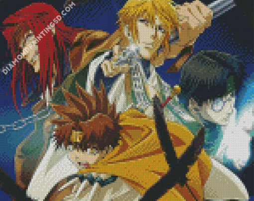 Saiyuki Manga Anime Diamond Paintings