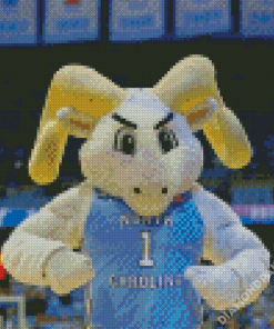 Unc Tar Heel Mascot Diamond Paintings