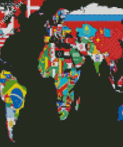 World Flags Diamond Paintings