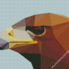 Brown Eagle Head Abstract Diamond Paintings