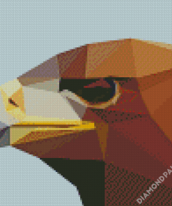 Brown Eagle Head Abstract Diamond Paintings