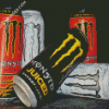 Colorful Monster Energy Drinks Diamond Paintings