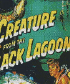 Creature From Black Lagoon Movie Diamond Paintings